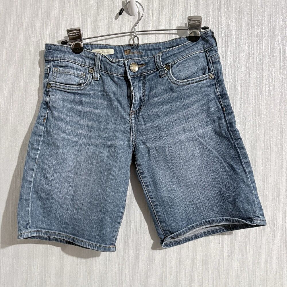 Kut From Kloth Catherine Boyfriend Jean Shorts Bermuda Summer Denim Women's 4
